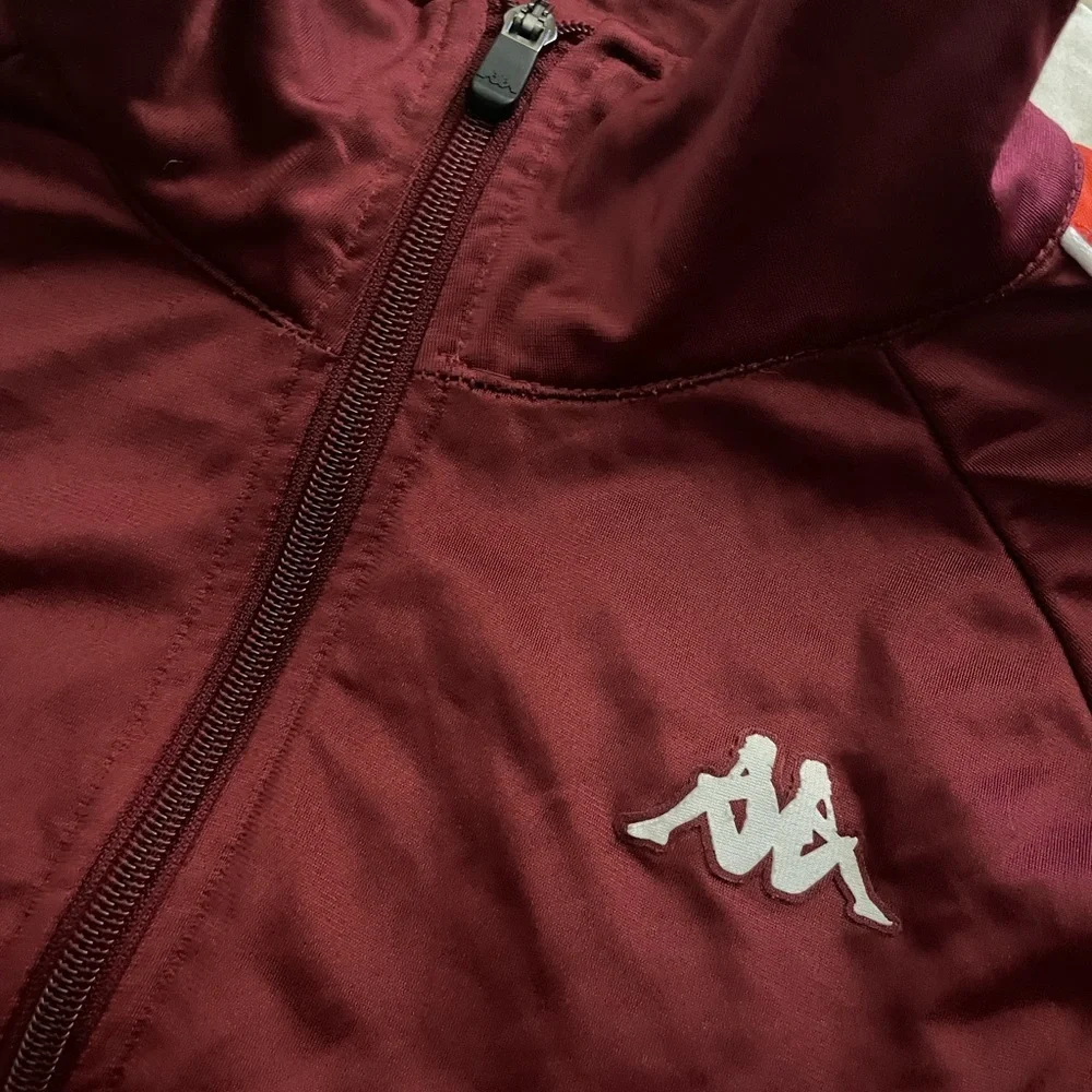 KAPPA 222 BANDA ANNISTON TRACK JACKET - RED DAHLIA/ORANGE FLAME - Large - Picture 2 of 10